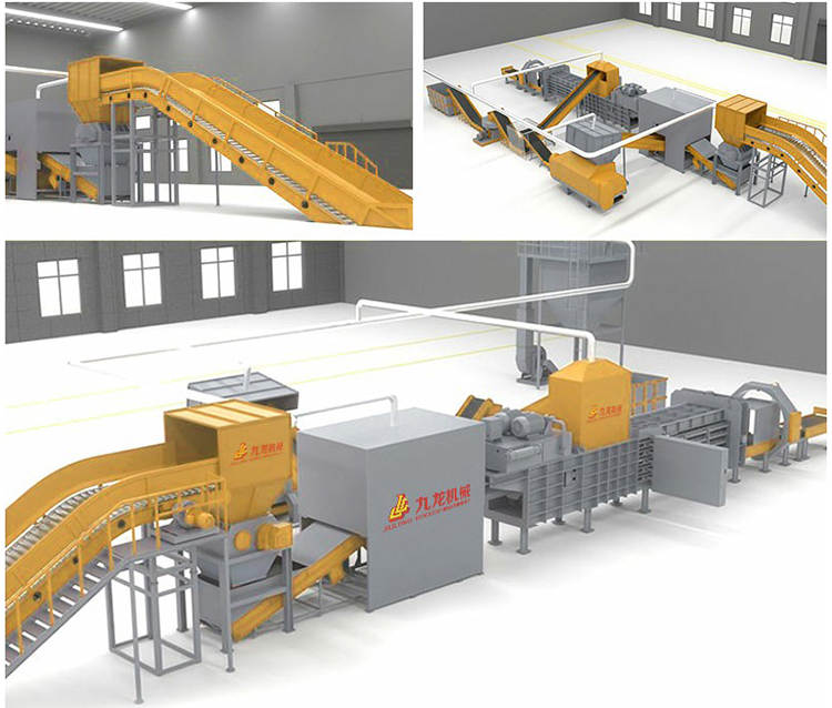 RDF Recycling Plant Line Waste Cotton Straw Refuse Derived Fuel Crusher System